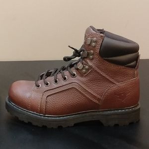 Men's Texas Steer KODE Soft Toe Work Boots Size 9 1/2 W Brown